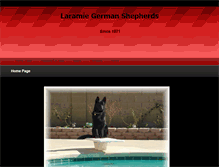 Tablet Screenshot of laramiegermanshepherds.com